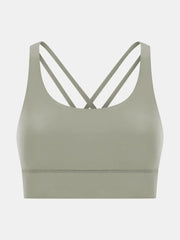 Millennia Crisscross Scoop Neck Active Tank