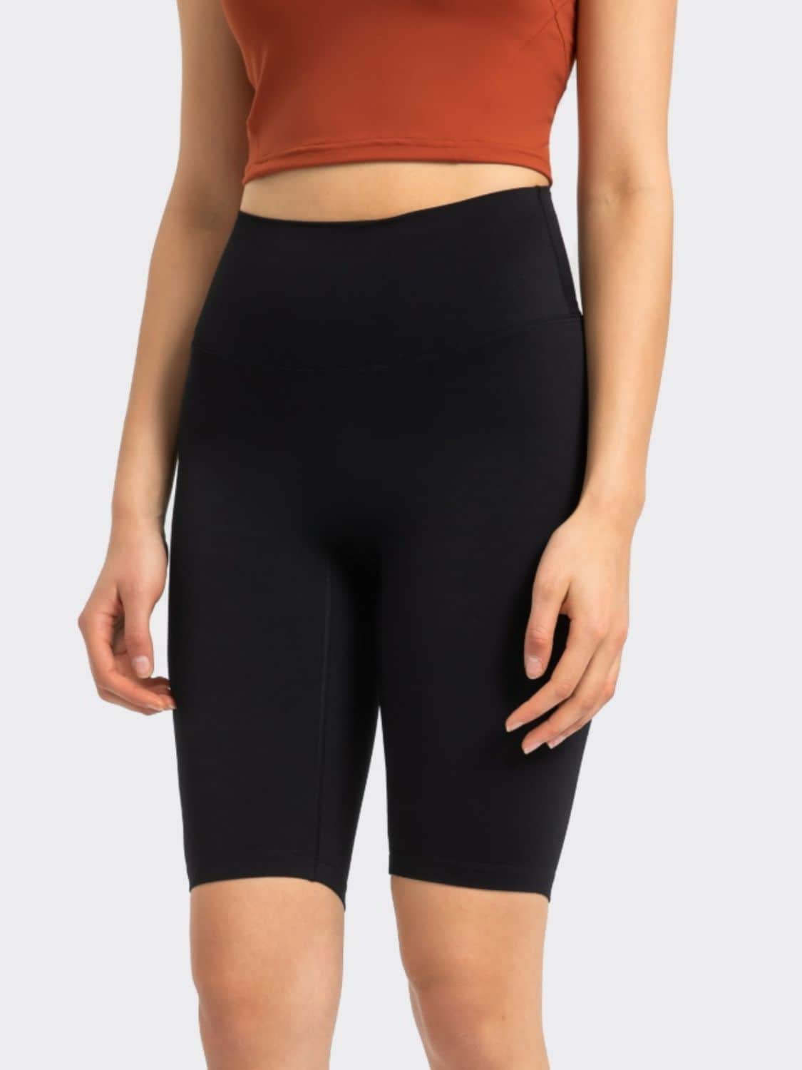 Millennia High Rise Wide Waistband Active Shorts