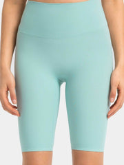 Millennia High Rise Wide Waistband Active Shorts Gum Leaf / 4