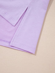 Mineral Wash Casual Round Neck Tank and Loose Drawstring Pants Set