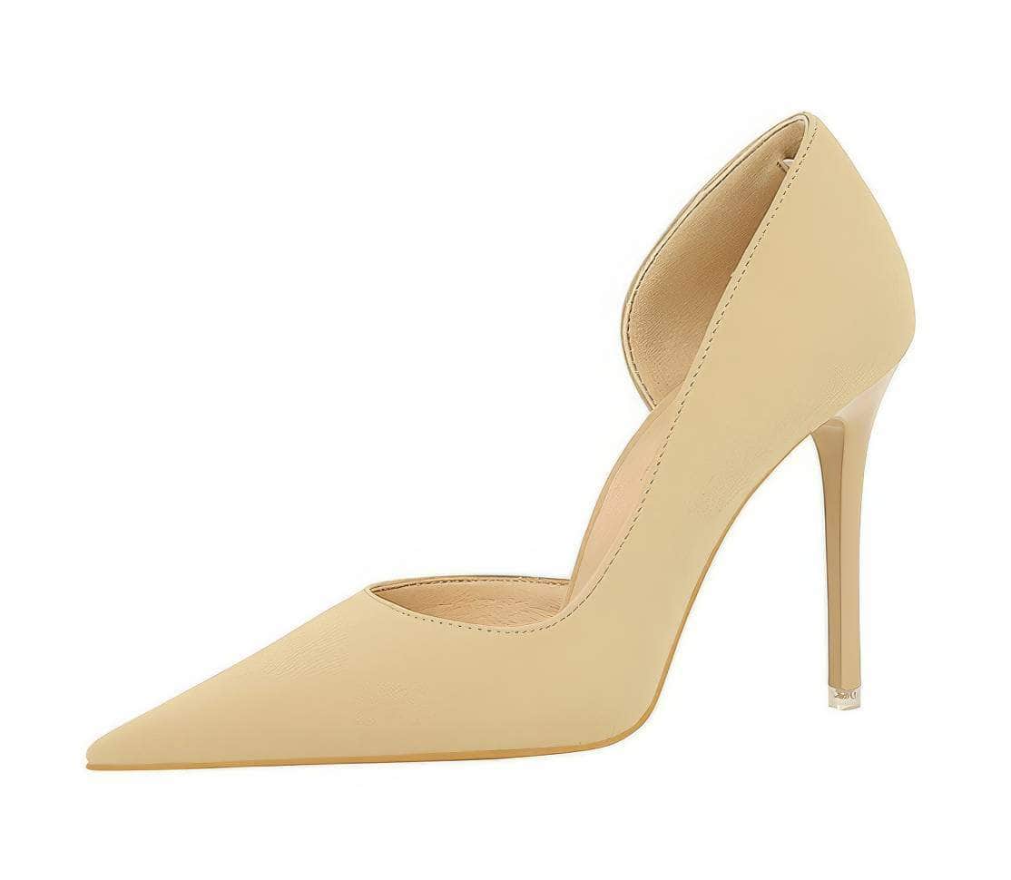 Minimalist Ultra Stiletto High Heels EU 33 / Tan / 11CM