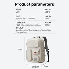 Mixi Outdoor Backpack - 18 Inch Waterproof Travel Bag