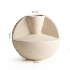 Modern Nordic Home Decor: Luxury White Ceramic Vases vase