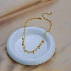 Multicolor Crystal Zircon Necklace N1782