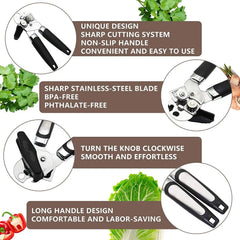 Multifunctional Stainless Steel Professional Manual Can Opener B Style