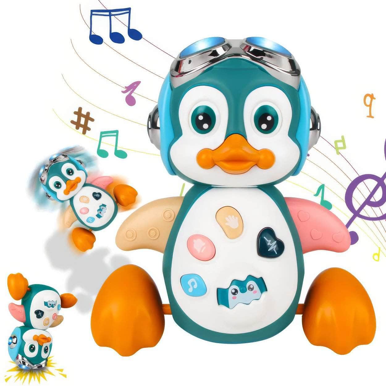 Musical Penguin Baby Crawling Toys 1pcs