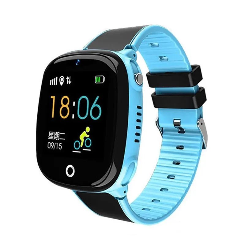 New 2023 Smart Watch for Kids: GPS HW11, Pedometer, Positioning, IP67 Waterproof, Safe SmartWrist Band - For Children, Android & iOS