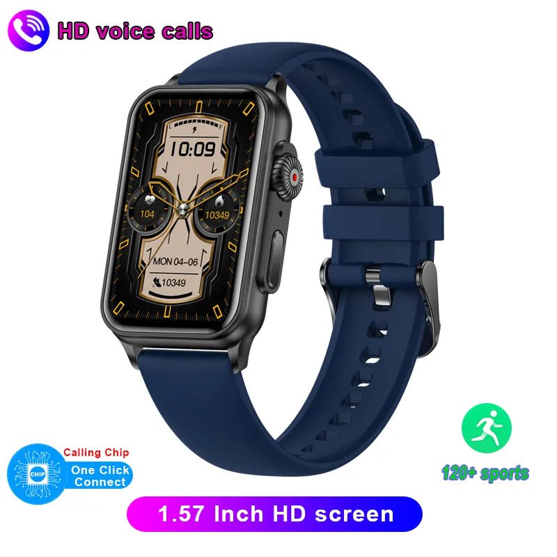 New Bluetooth Call Smartwatch with AI Voice Assistant Blue