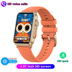 New Bluetooth Call Smartwatch with AI Voice Assistant Orange
