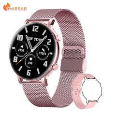 New ECG+PPG Women's Smartwatch Pink net