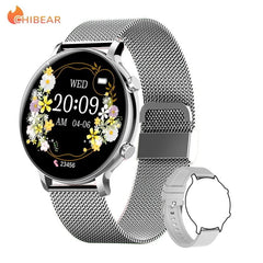 New ECG+PPG Women Smartwatch: Custom Dial, Fashion Bracelet, Sport Fitness Tracker, Bluetooth Call - For Android & iOS