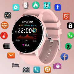 New Smart Watch: Heart Rate & Sleep Monitor, Fitness Tracker, IP67 Waterproof