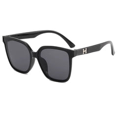 New Style Oversized Eyewear Shiny Black/Gray / Resin