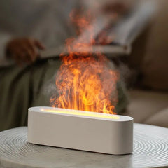 Newest RGB Flame Aroma Diffuser: USB Desktop Simulation Light