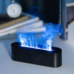 Newest RGB Flame Aroma Diffuser: USB Desktop Simulation Light