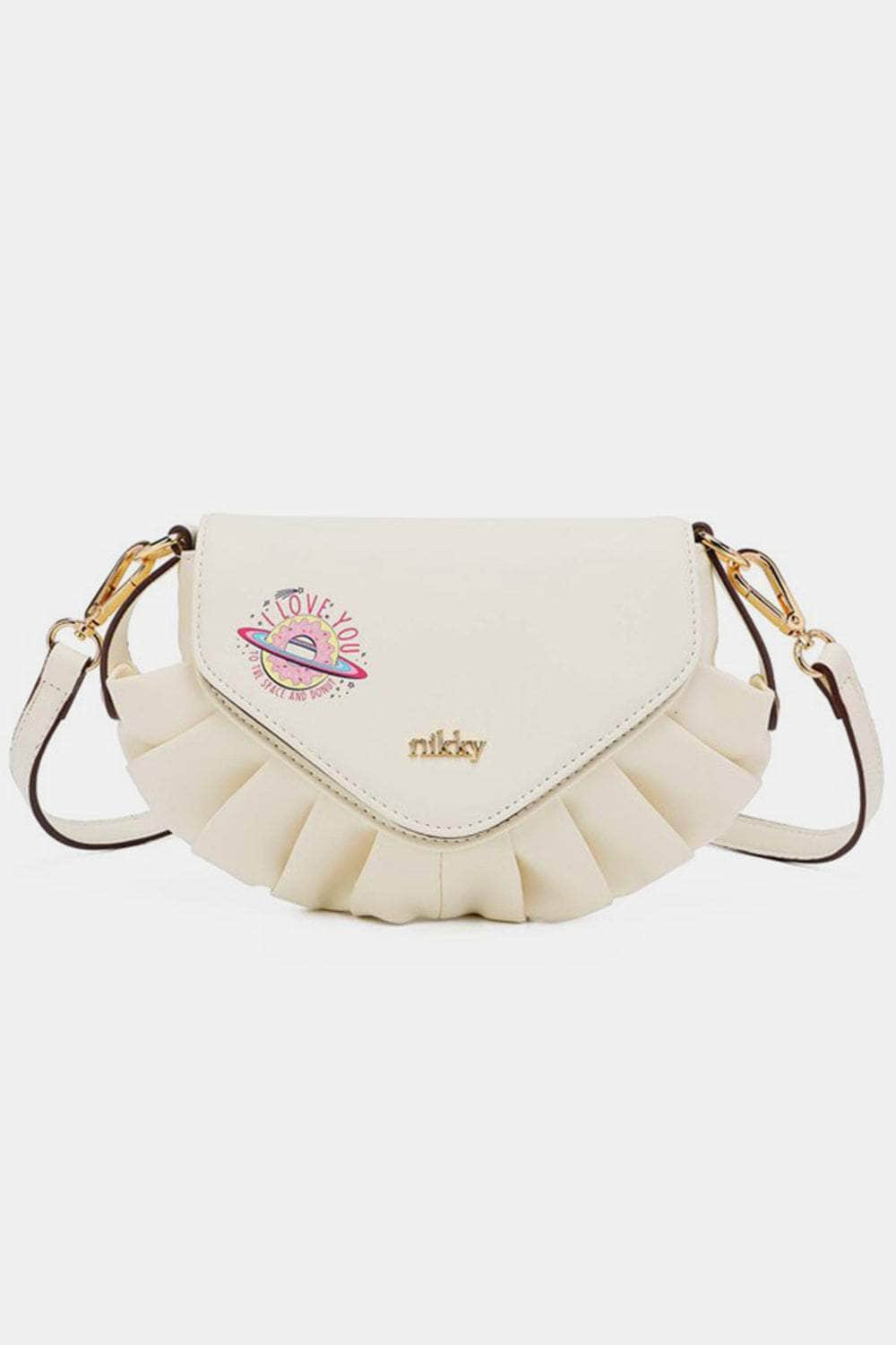 Nicole Lee USA Graphic Crossbody Bag White / One Size