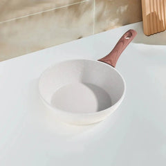 Nonstick Aluminum Alloy Wok Set with Medical Stone Coating - Multifunctional Kitchen Utensils for Steak, Egg, Pancake, Pot Without Cover 20CM / 20-24cm