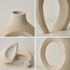Nordic Style Ceramic Vase: Home and Office Decor, Shelf Accessories