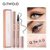 O.TWO.O Eyeliner: Pencil & Liquid, Waterproof, Smudge Proof, Quick Drying - 12-Hour Wear, Ultra Fine Black for Arrows