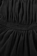 Off-Shoulder Romper with Elastic Waist