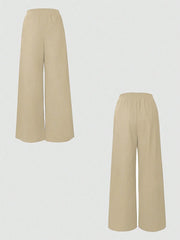 One Button Sleeveless Top and Pants Set