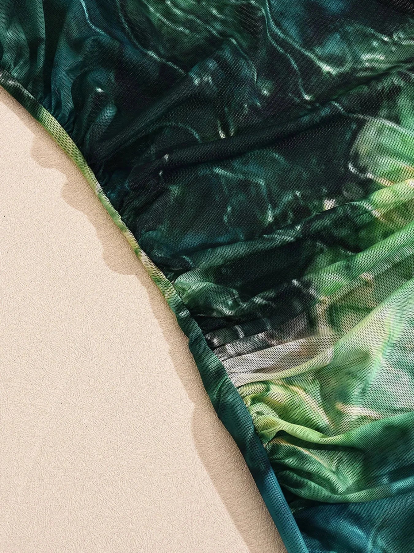 One Shoulder Printed Bodycon Maxi Dress