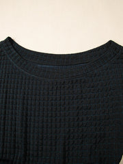 One Shoulder Short Sleeve Knotted Waist Jumpsuit