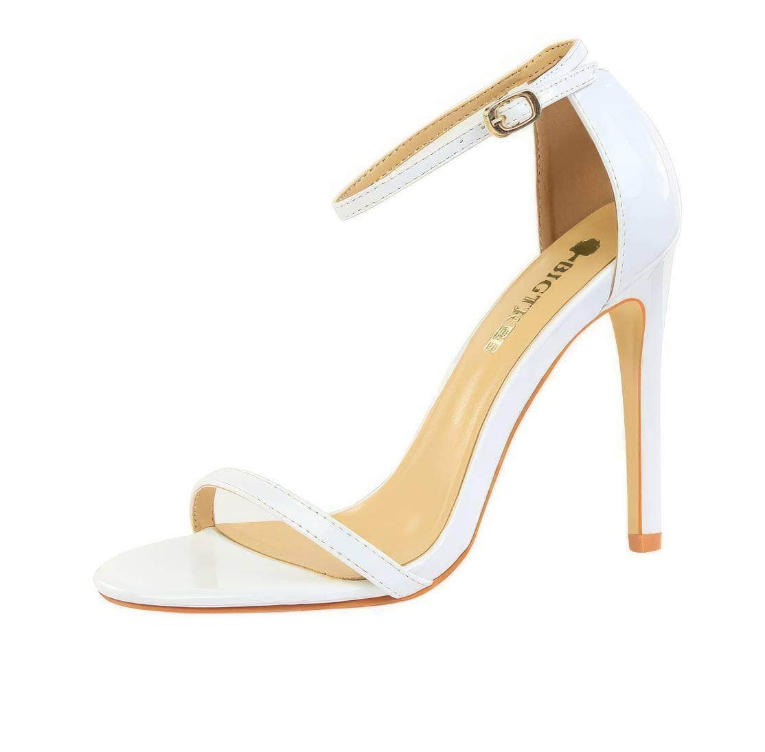 Open Toes Ankle Strap Sandal Stilettos