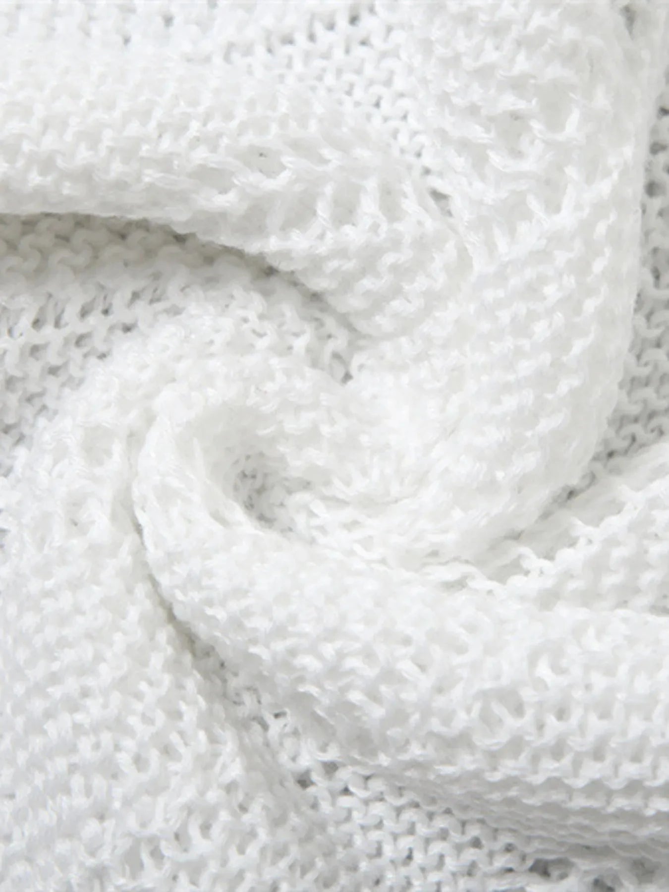 Openwork Halter Neck Maxi Sweater Dress