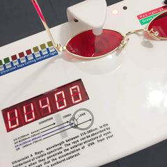 Oval Small Metal Frame Sunglasses