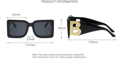 Oversized Square Frame Sunglasses