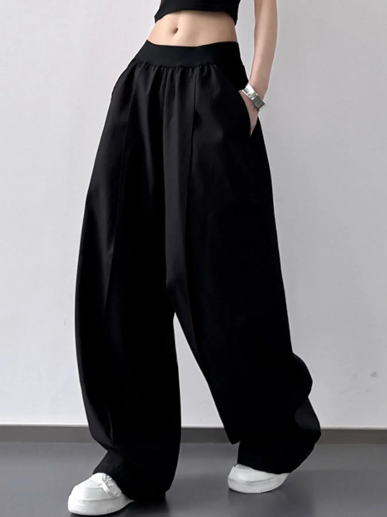 Oversized Wide Leg Casual Pants