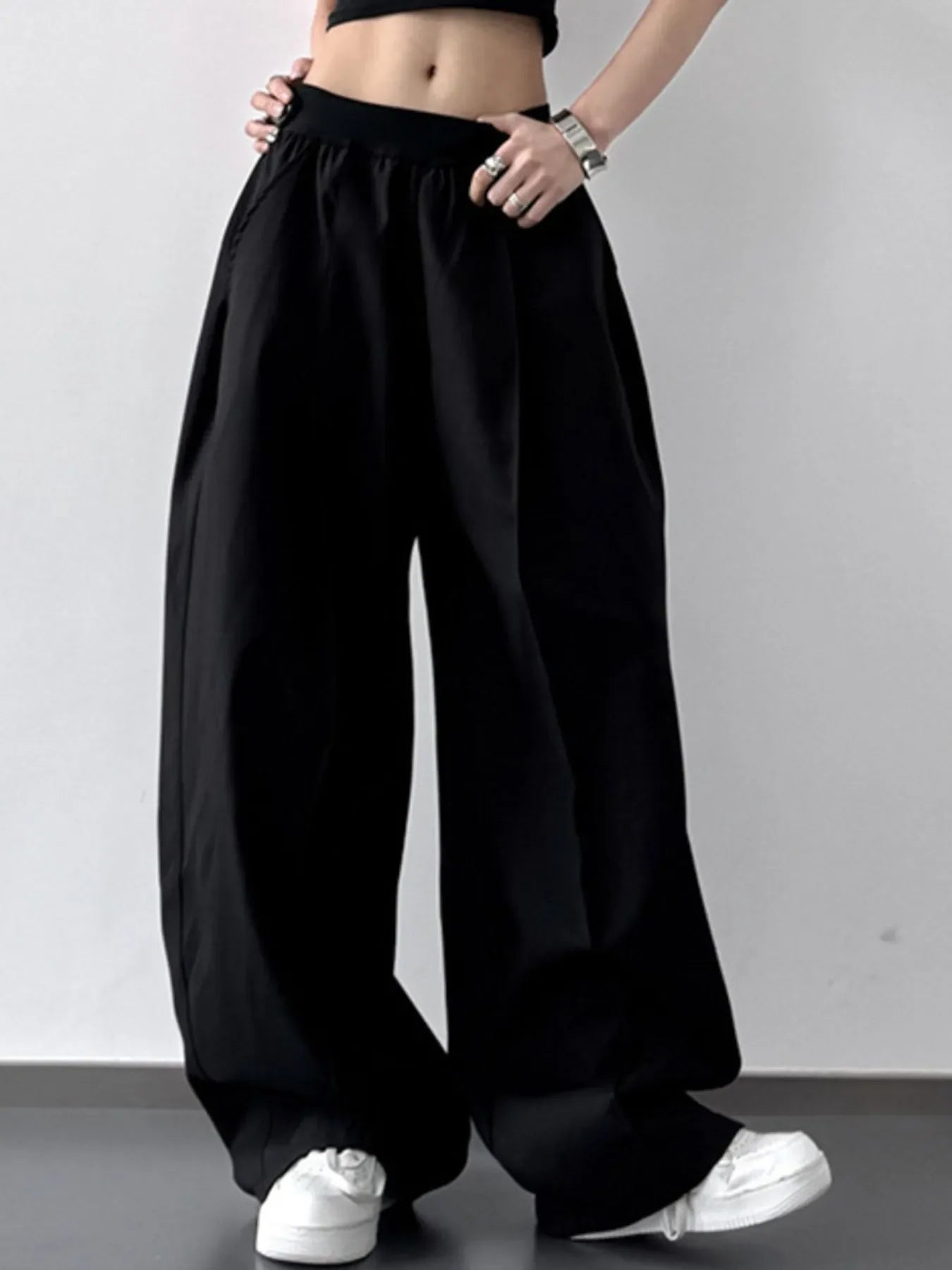 Oversized Wide Leg Casual Pants