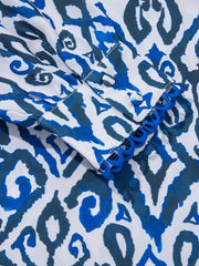 Paisley Print Long Sleeve Blouse