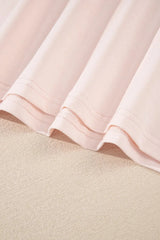 Paisley Print Plaid Long Sleeve Oversized Top