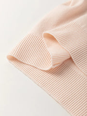 Pearl Embellished Bow Detail Short Sleeve Sweater