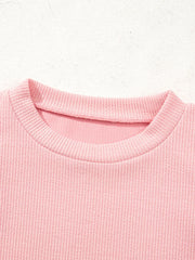 Pearl Embellished Ruffle Sleeve Blouse