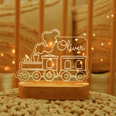 Personalized USB Night Light for Babies and Kids Warm Light / style 8