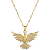 Phoenix Eagle Pendant Necklace N2197