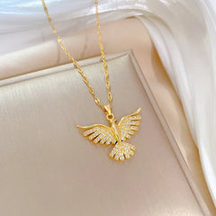 Phoenix Eagle Pendant Necklace N2197