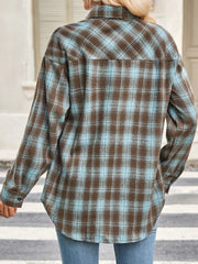 Plaid Button Up Long Sleeve Shirt