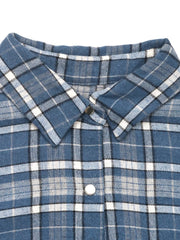 Plaid Button Up Long Sleeve Shirt
