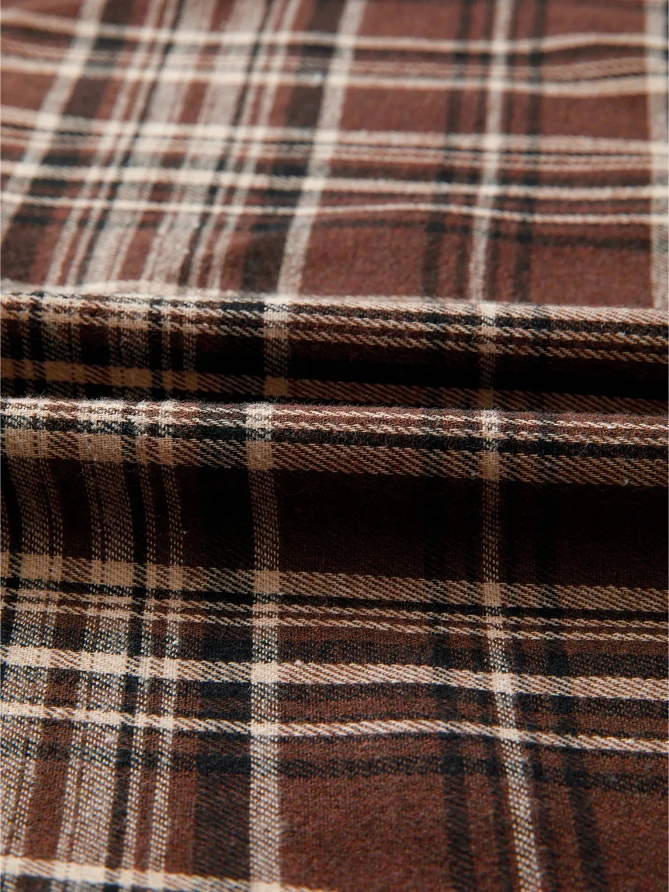 Plaid Patchwork Long Sleeve Hooded Top