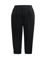 Pleated Detail Pants with Pockets