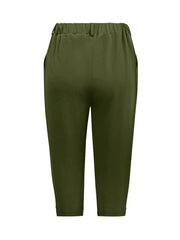 Pleated Detail Pants with Pockets