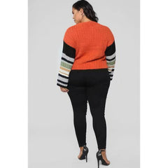 Plus Size Buttoned-Up Ripped Skinny Stretch Jeans