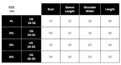 Plus Size Printed Lantern Sleeves Round Neck Top