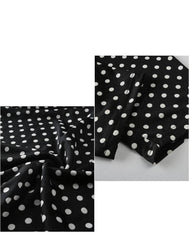 Plus Size Strapless Tubed Polka Dot Jumpsuit