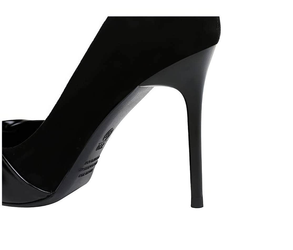 Pointed Toe Bow Detailed Suede Pumps