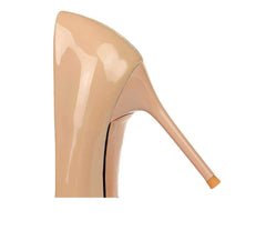 Pointed Toe Metal Embellished Stilettos